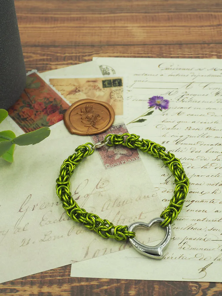 Steel Heart Bracelet
