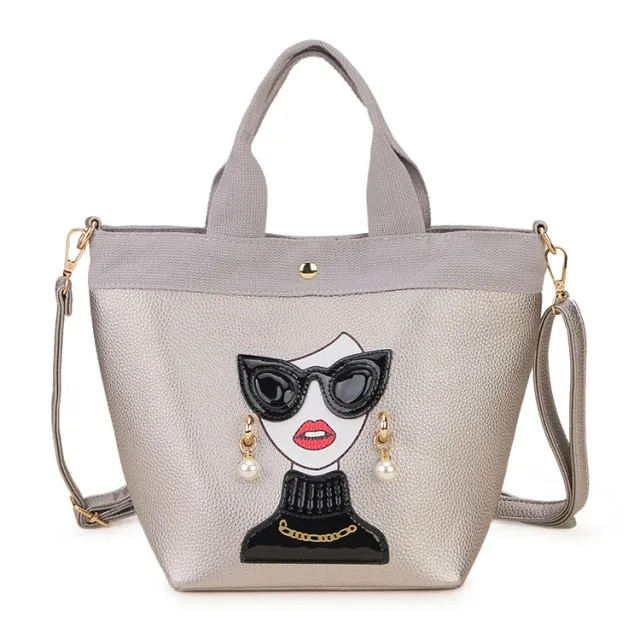 Straw Character Badge Pattern Women Vacation Totes Purses and Handbags Crossbody New Arrivals for Girl Shoulder Bag Designer