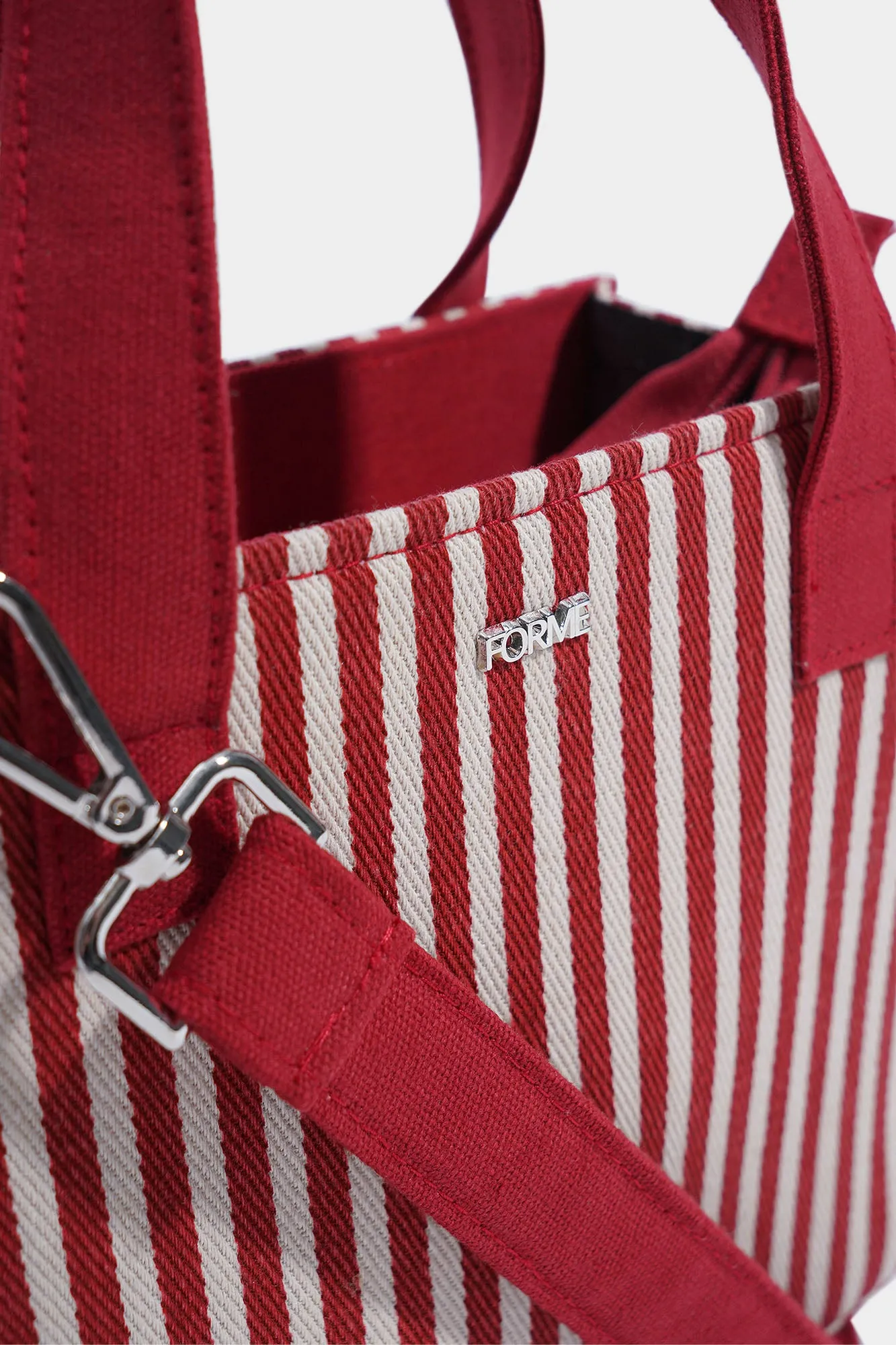 Striped Canvas Bag