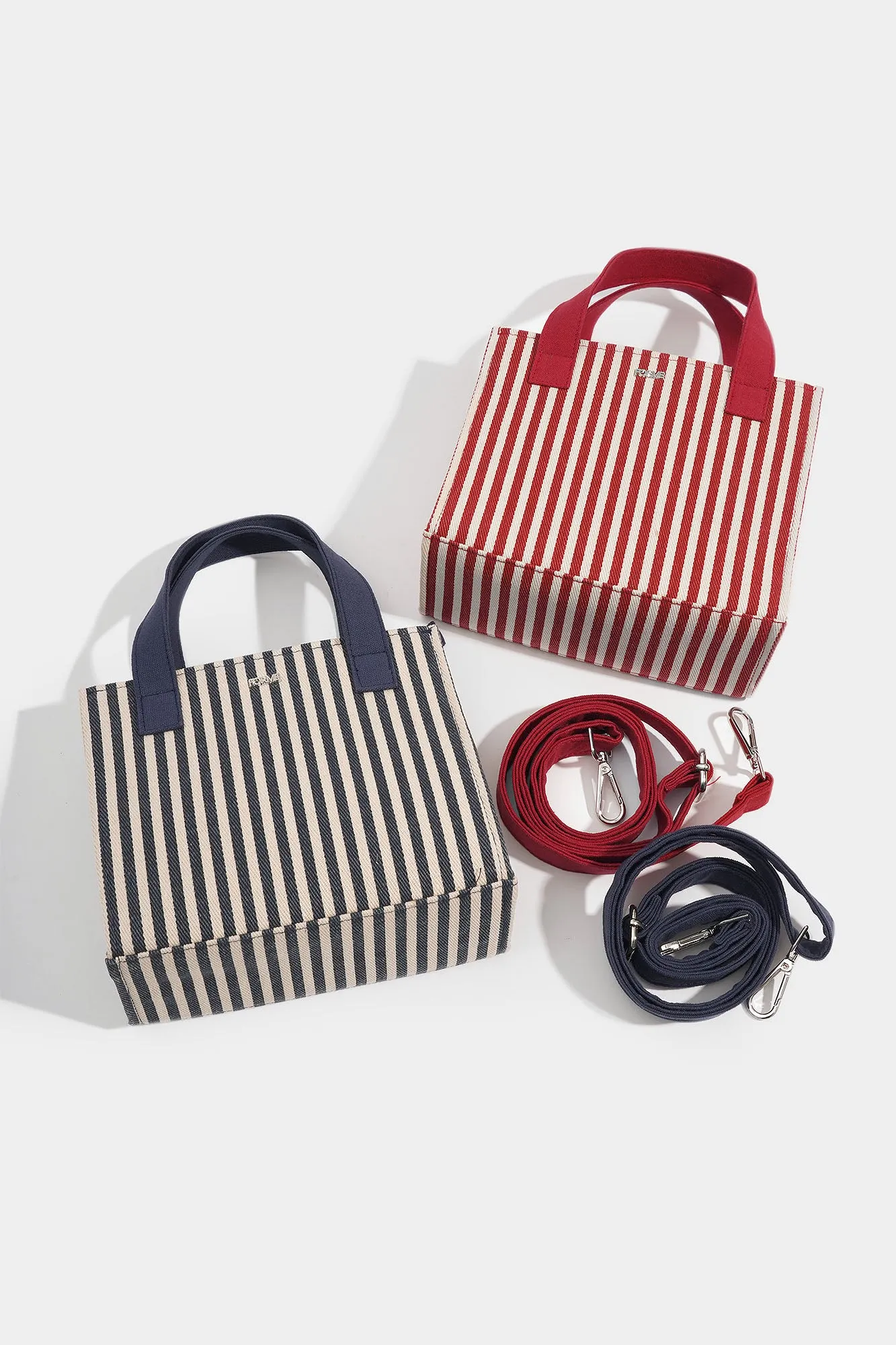 Striped Canvas Bag