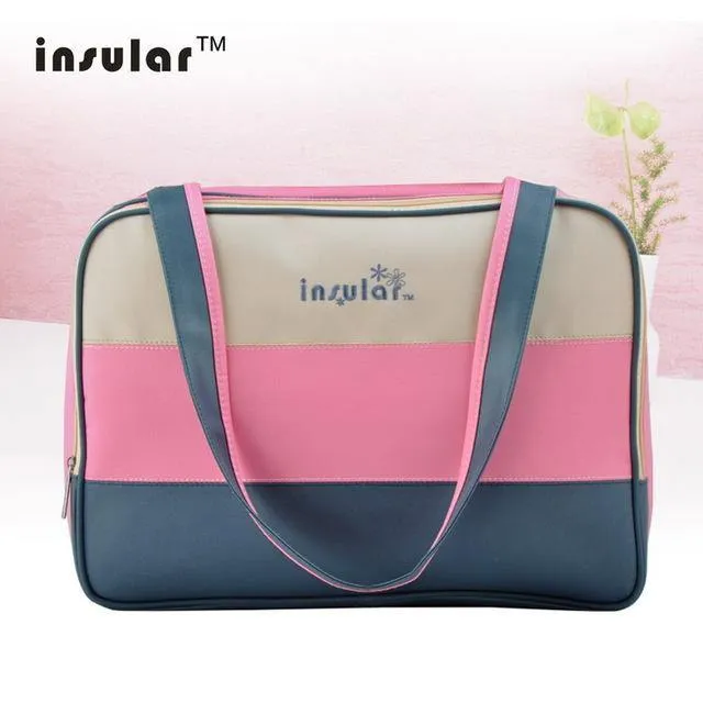 Striped Style Multi-functional Maternity Backpack