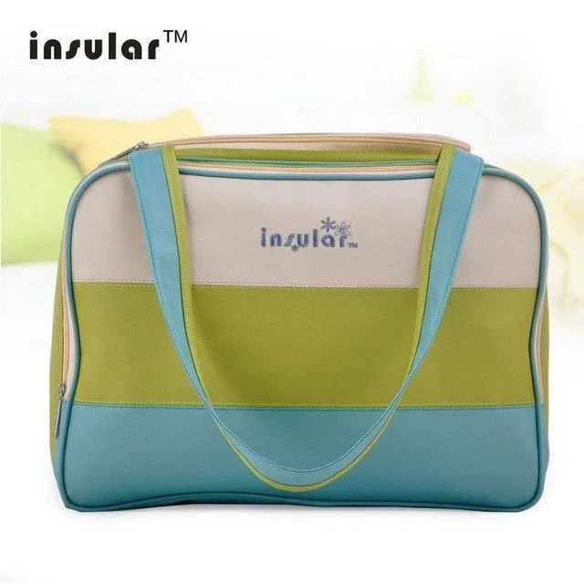 Striped Style Multi-functional Maternity Backpack