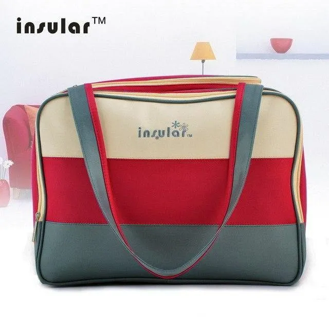 Striped Style Multi-functional Maternity Backpack