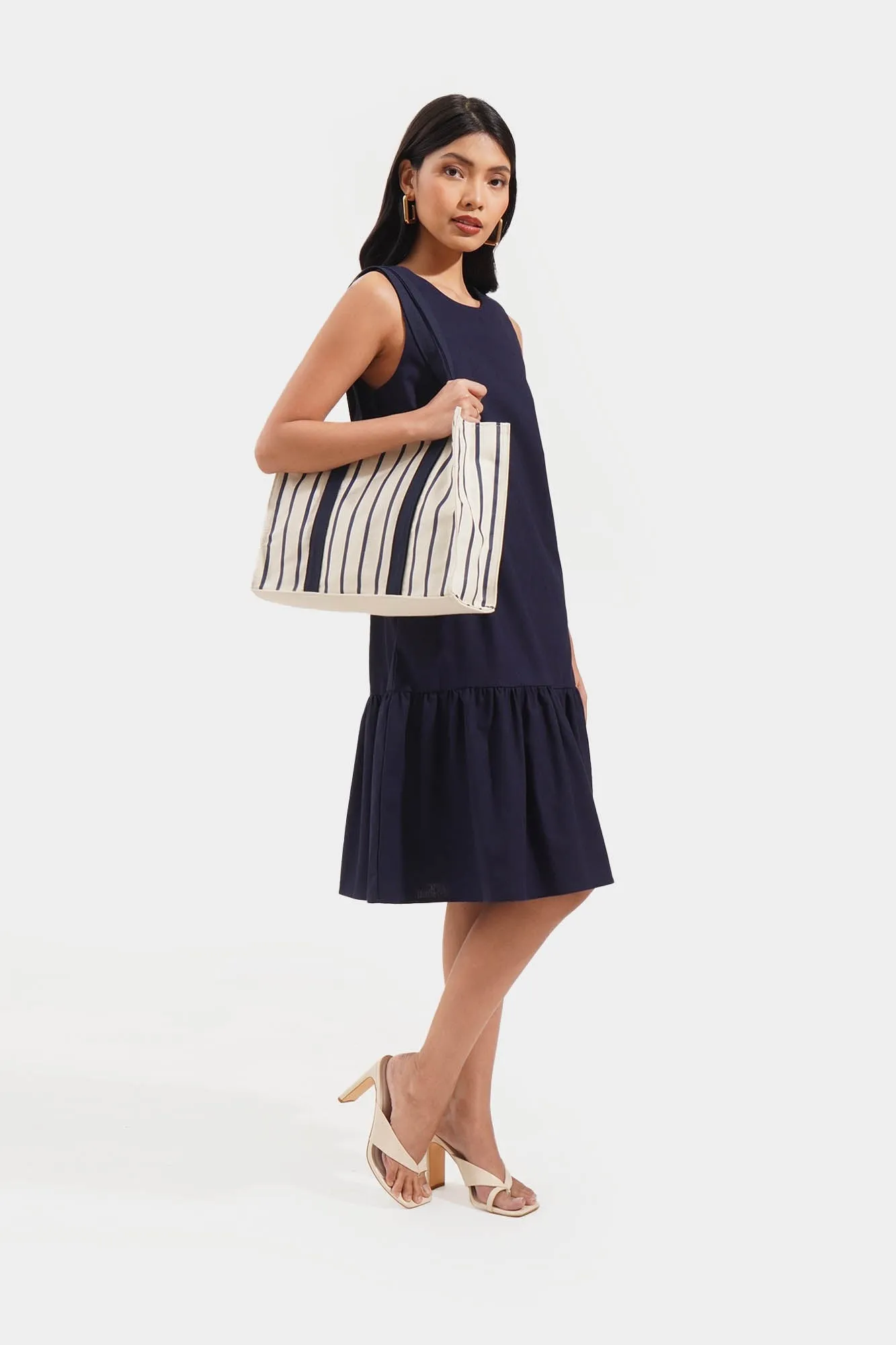 Striped Tote Bag