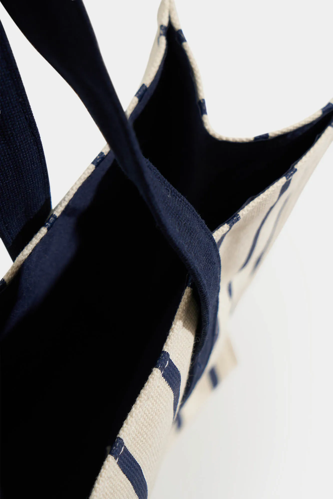 Striped Tote Bag