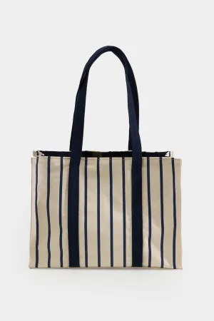 Striped Tote Bag