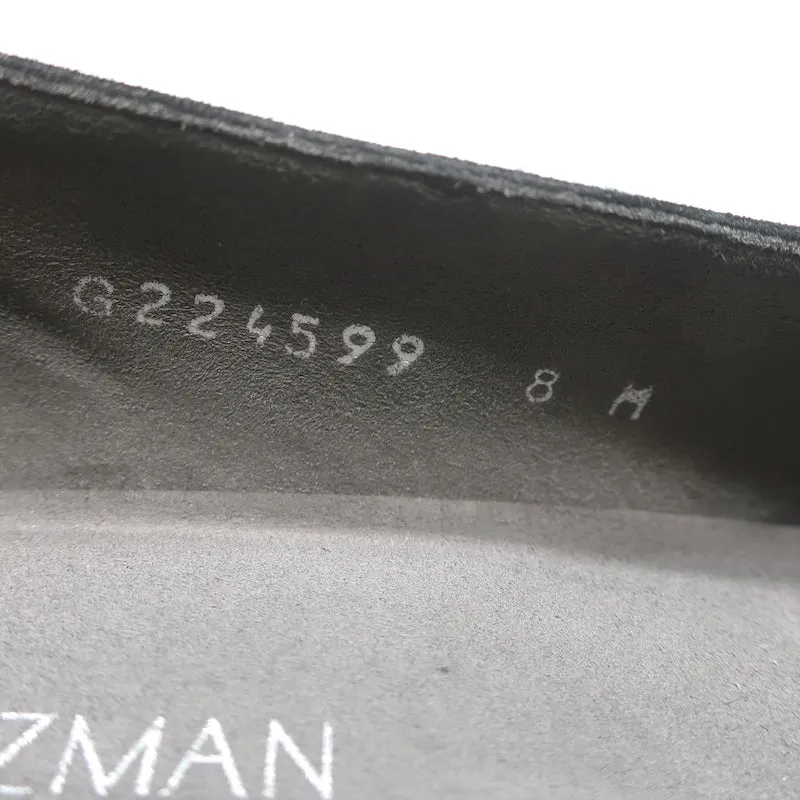 Stuart Weitzman Chicpearl Ballet Flats Black Suede Size 8