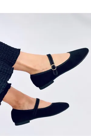 Suede Mary Jane Ballet flats