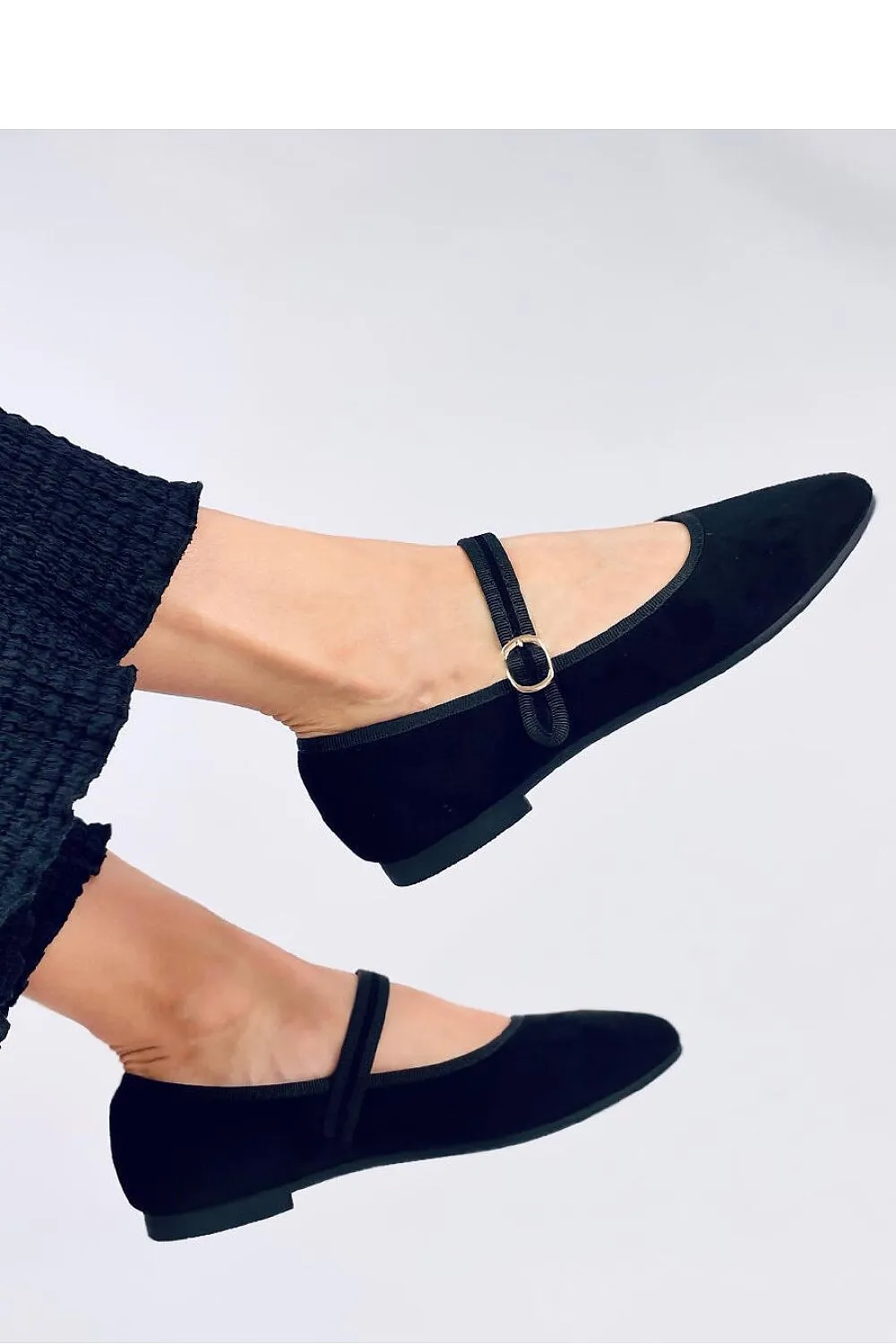 Suede Mary Jane Ballet flats