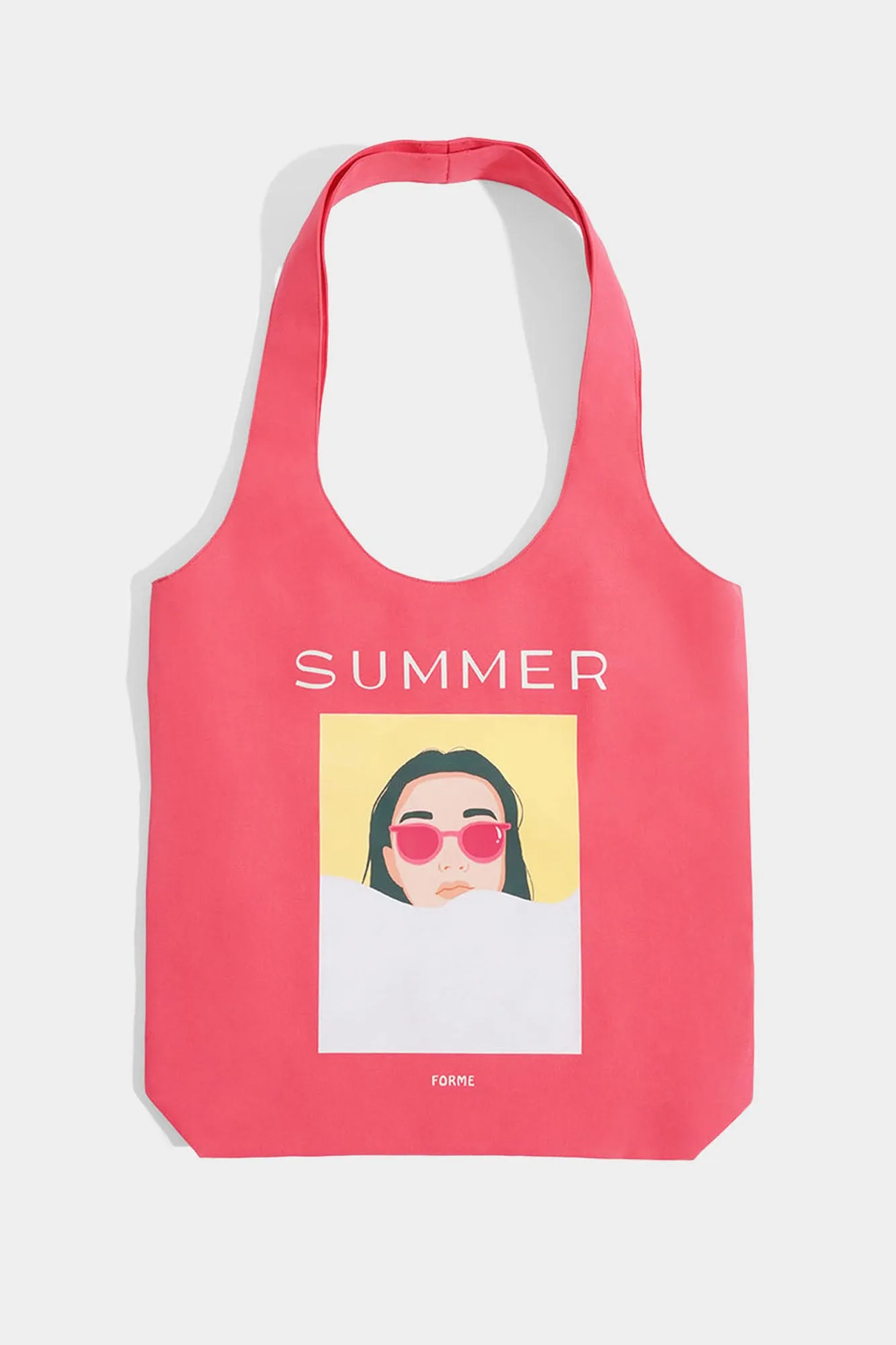Summer Graphic Tote Bag