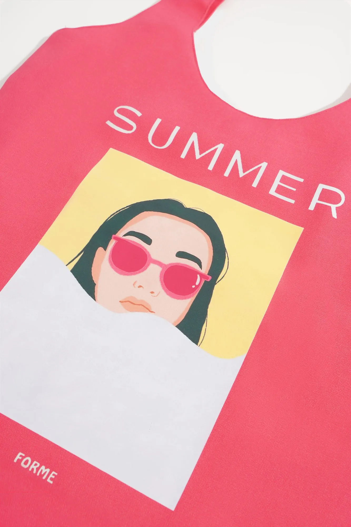 Summer Graphic Tote Bag