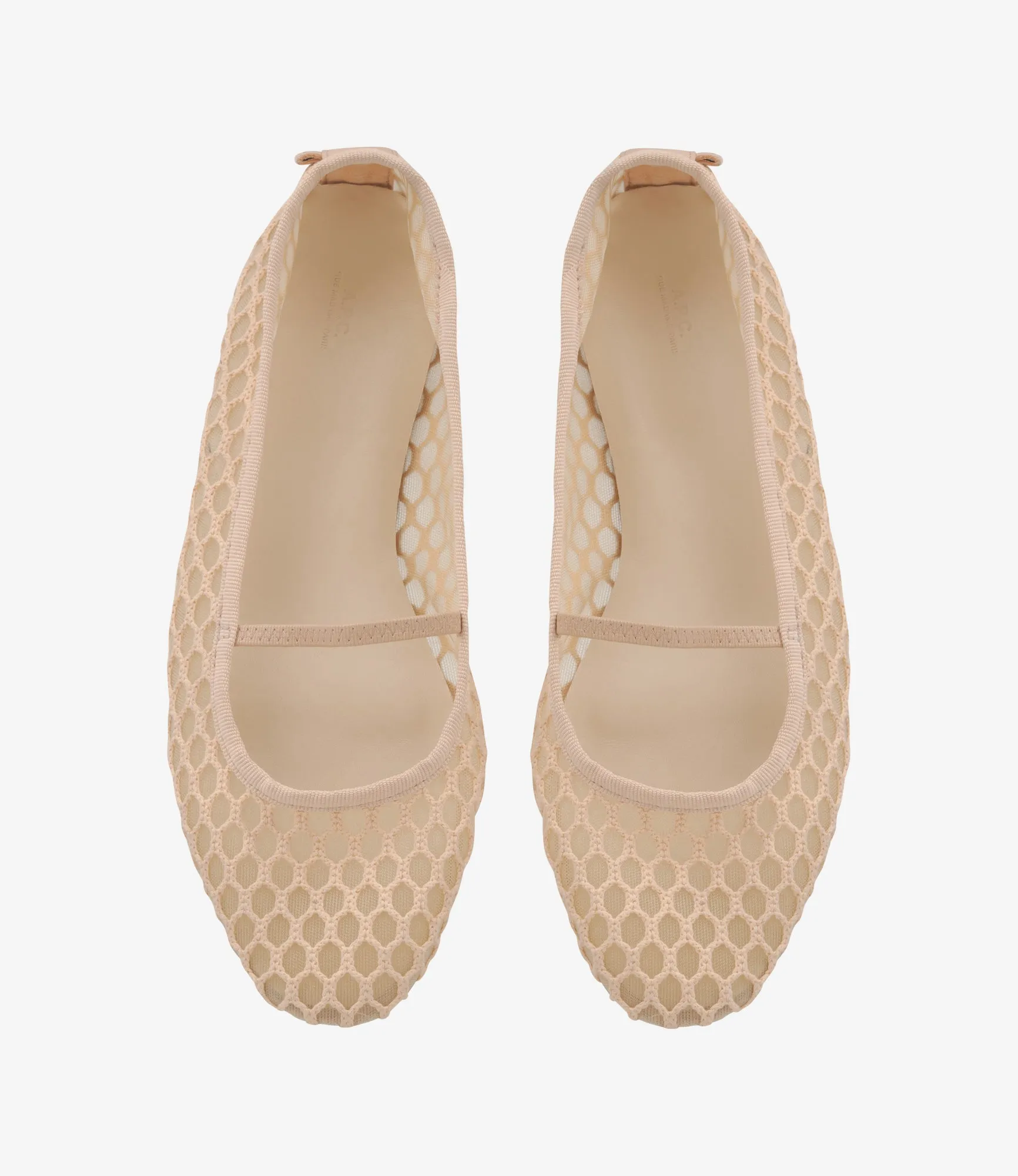 Swan ballet flats