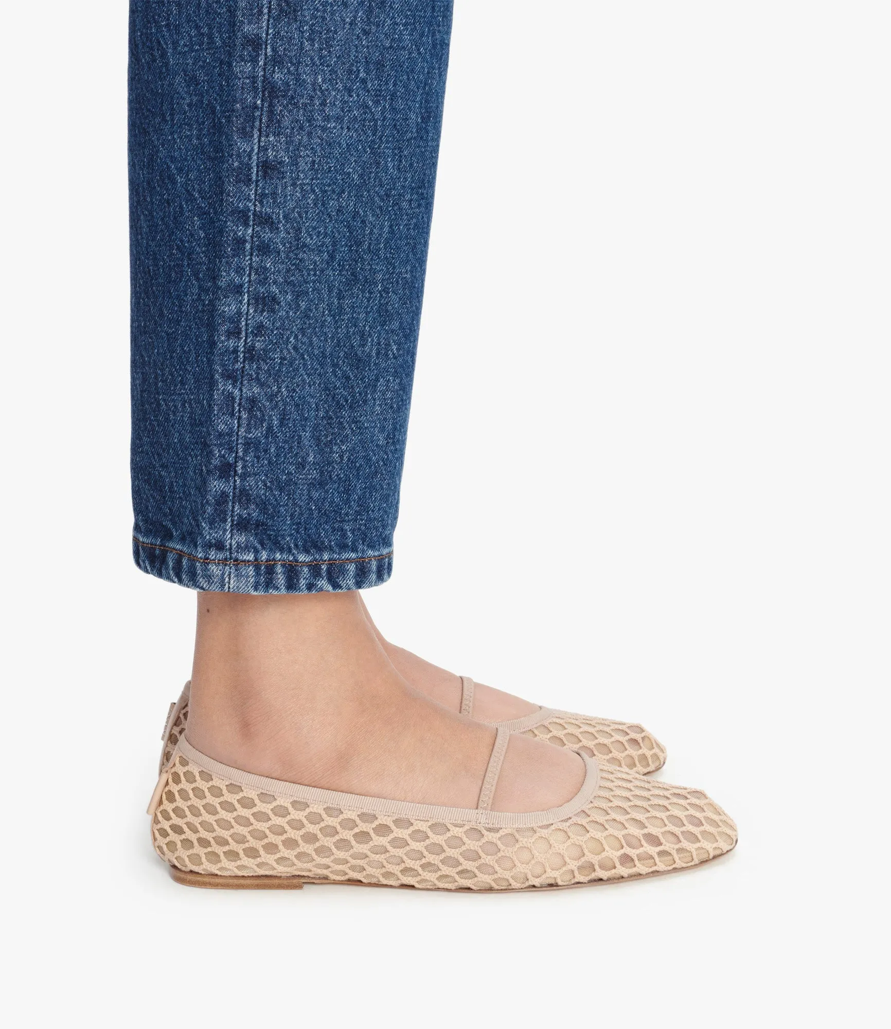 Swan ballet flats