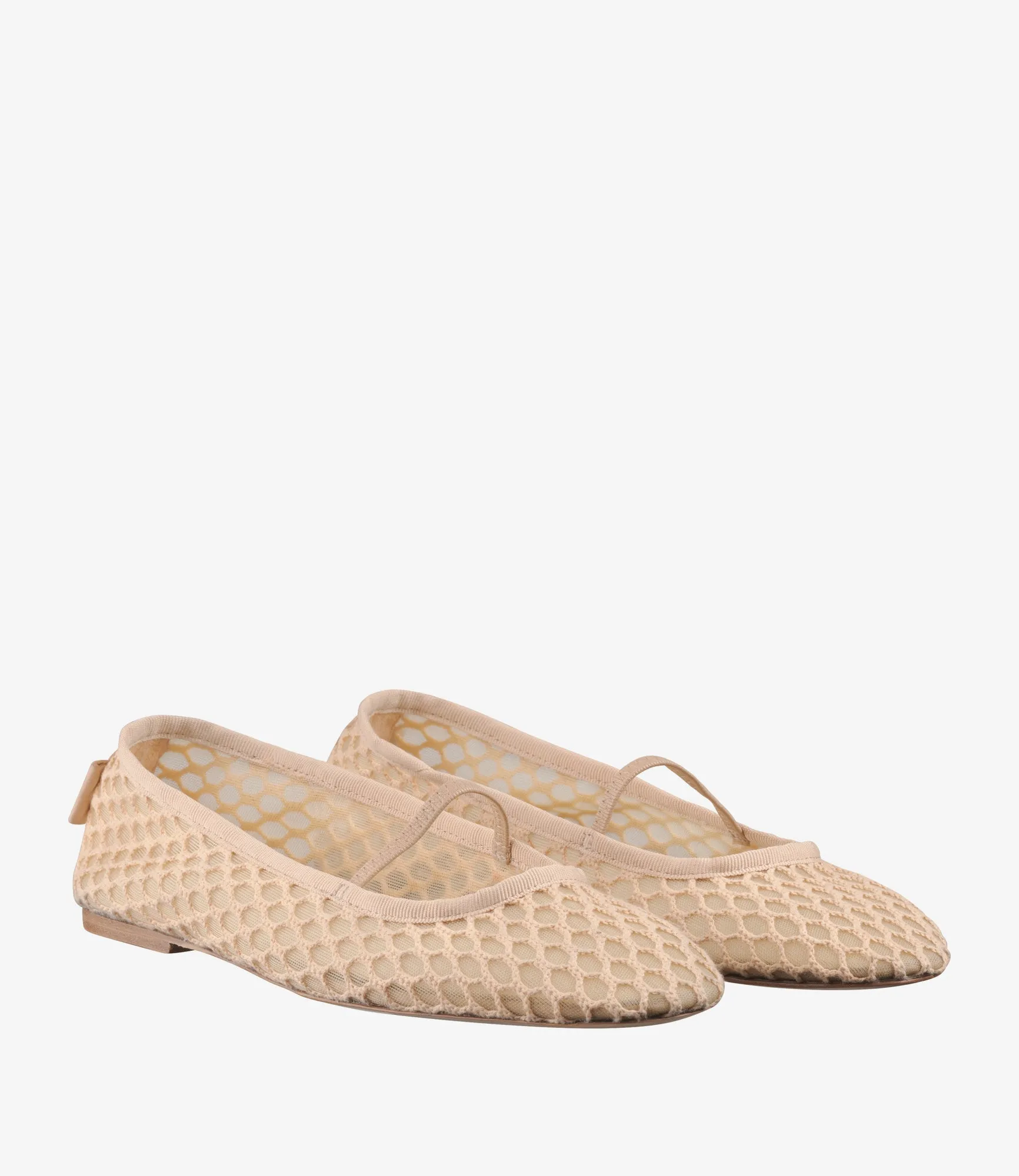 Swan ballet flats