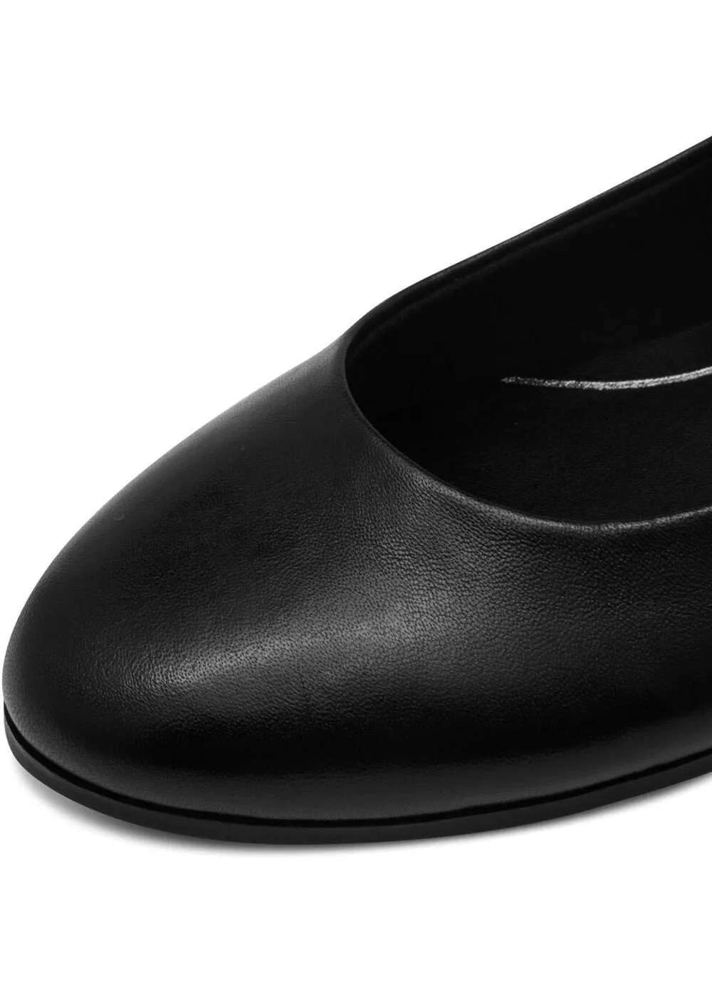 Tamaris Glinda Leren Ballerinas Black