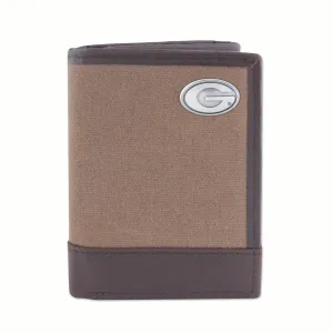 TAN CANVAS TRI-FOLD - UGA