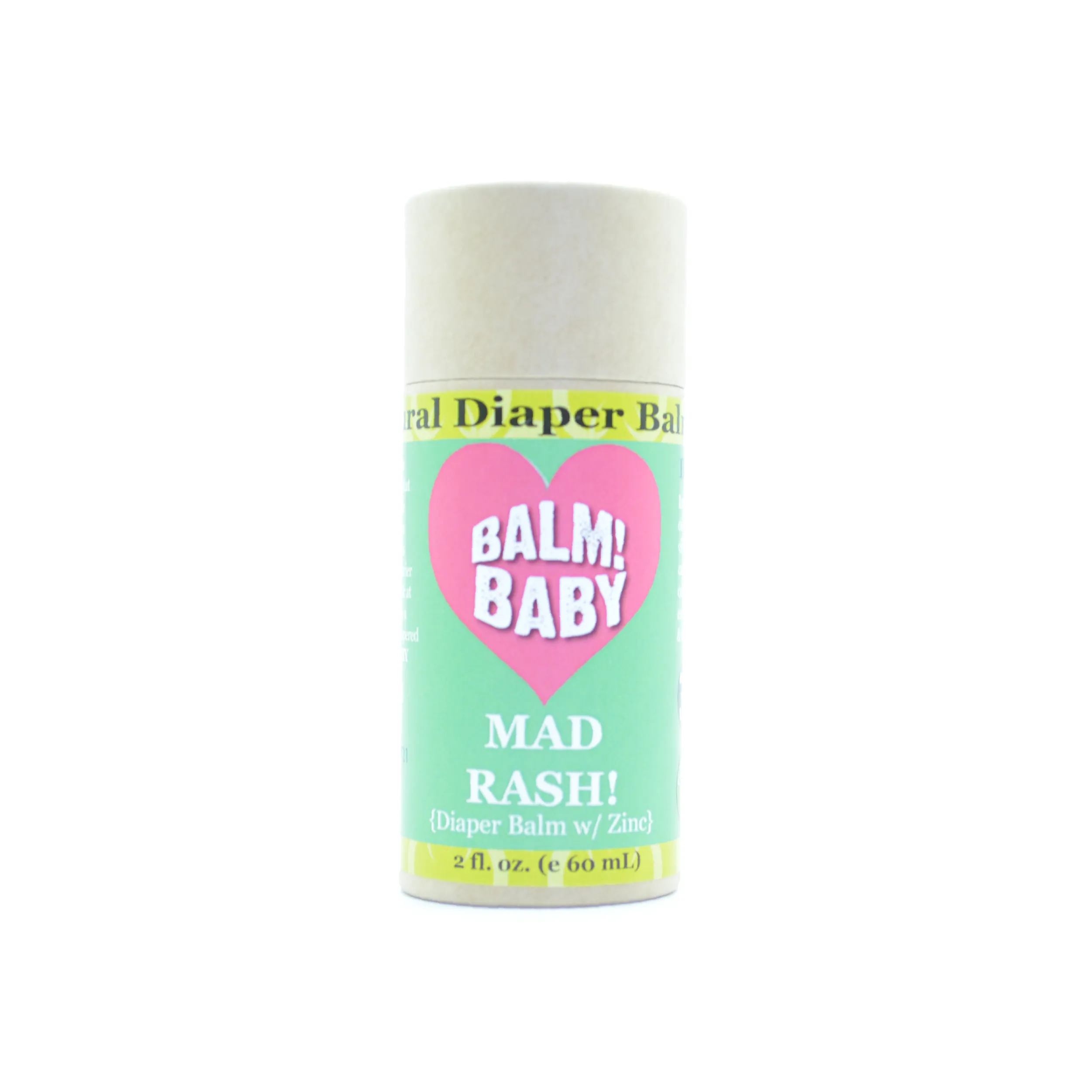Taylor's Naturals - BALM! Baby - MAD RASH Diaper Balm Eco Stick