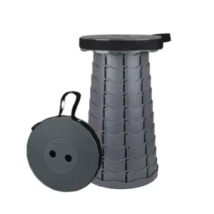 Telescopic Stool Portable Retractable Folding Chair Shoulder Bag Seat Lightweight Collapsible Outdoor Indoor Chair