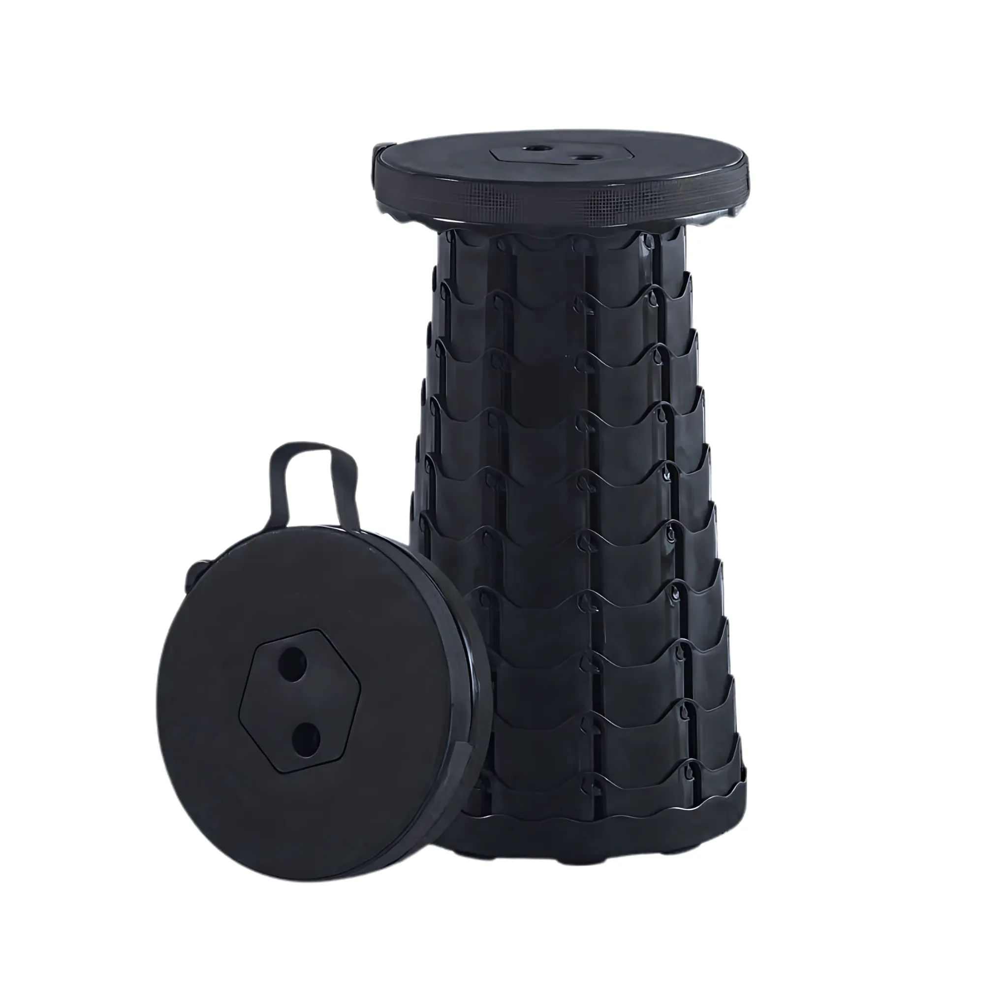 Telescopic Stool Portable Retractable Folding Chair Shoulder Bag Seat Lightweight Collapsible Outdoor Indoor Chair