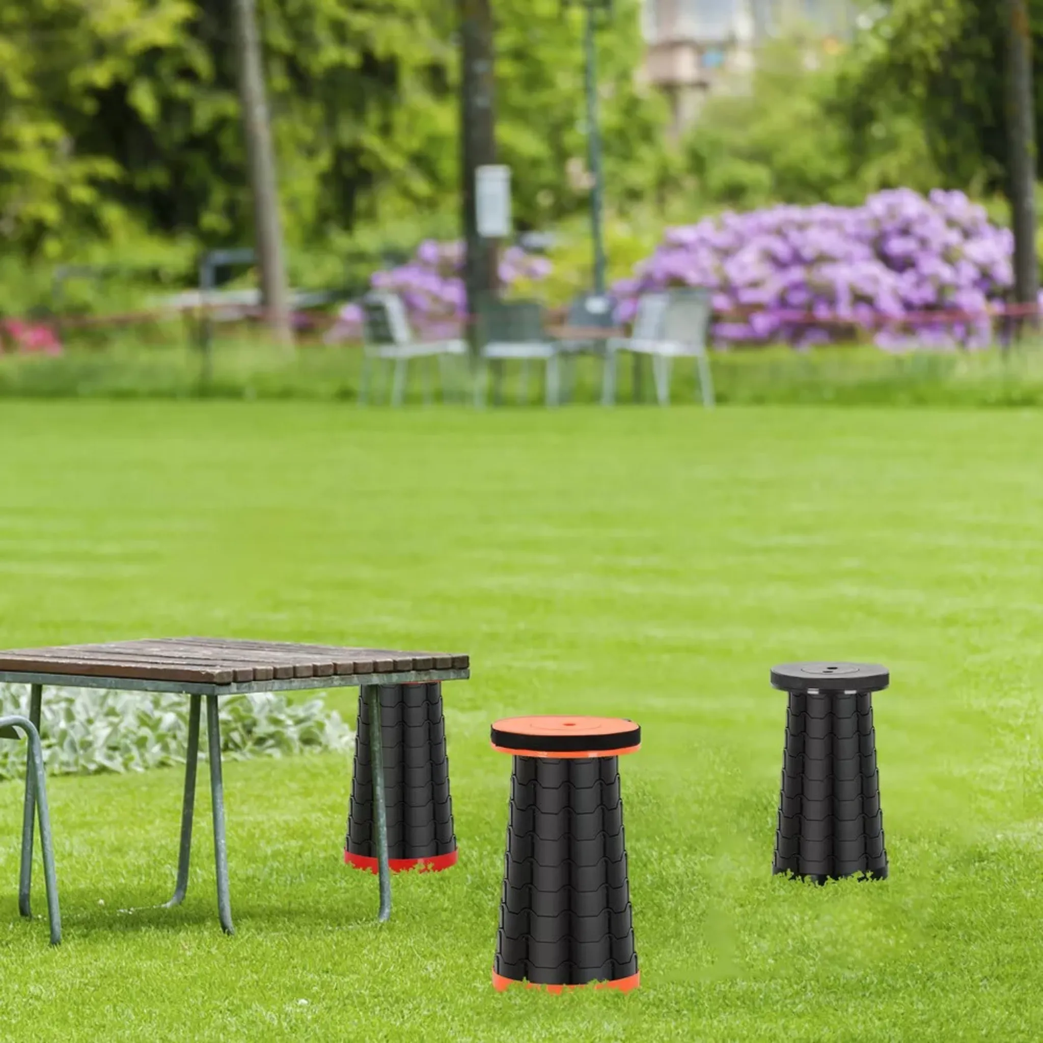 Telescopic Stool Portable Retractable Folding Chair Shoulder Bag Seat Lightweight Collapsible Outdoor Indoor Chair