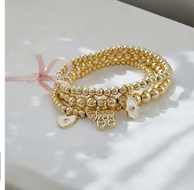 The Chai Evil Eye Hamsa Charm Bracelets