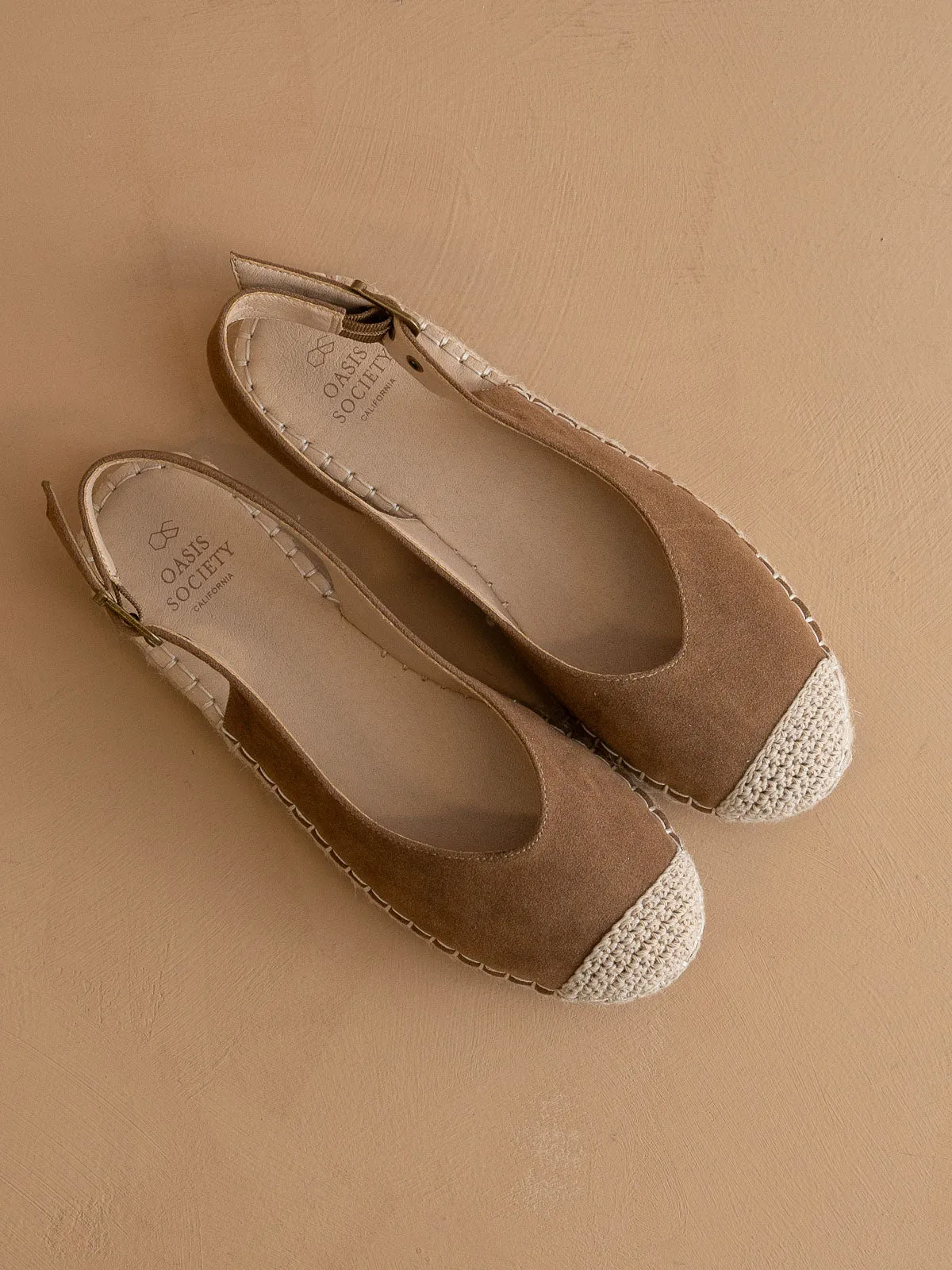 The Massa | Brown Ballet Inspired Espadrille Flat