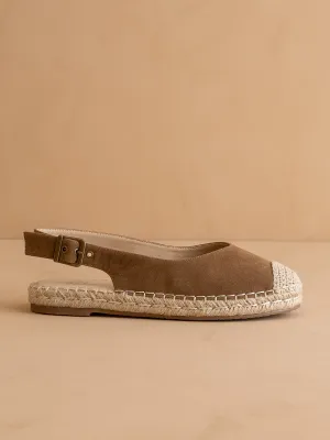 The Massa | Brown Ballet Inspired Espadrille Flat