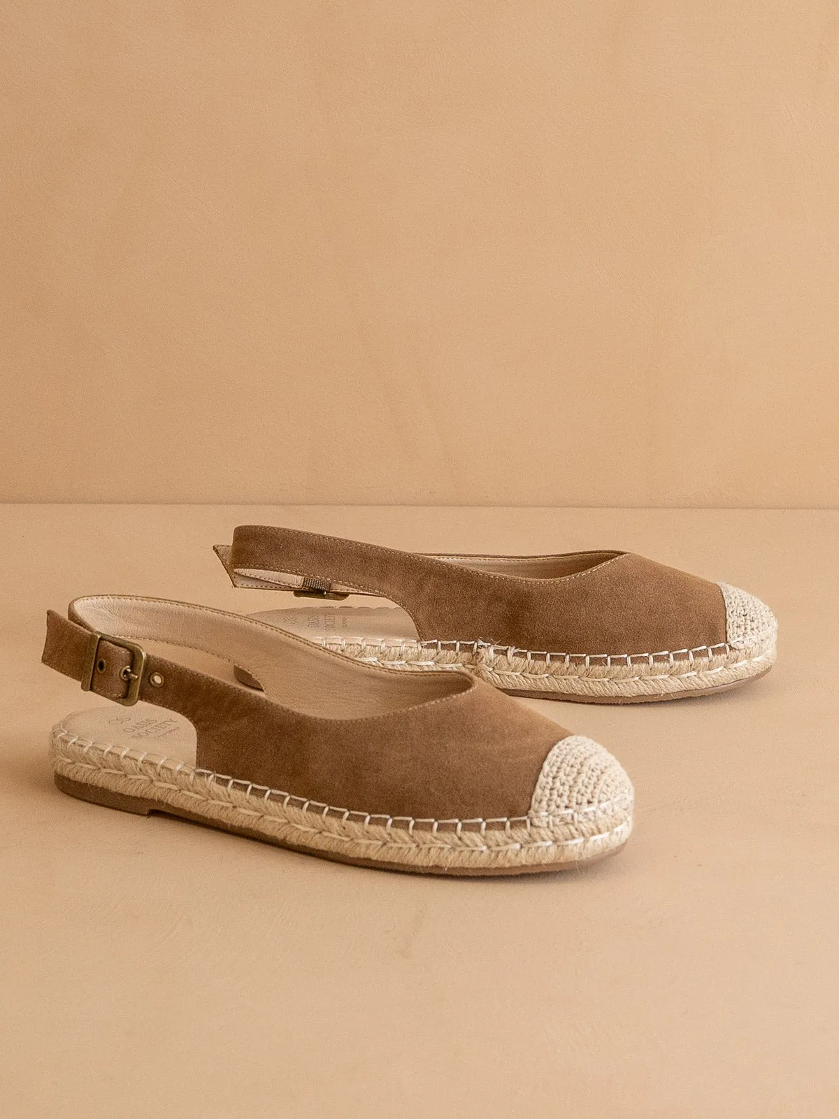 The Massa | Brown Ballet Inspired Espadrille Flat