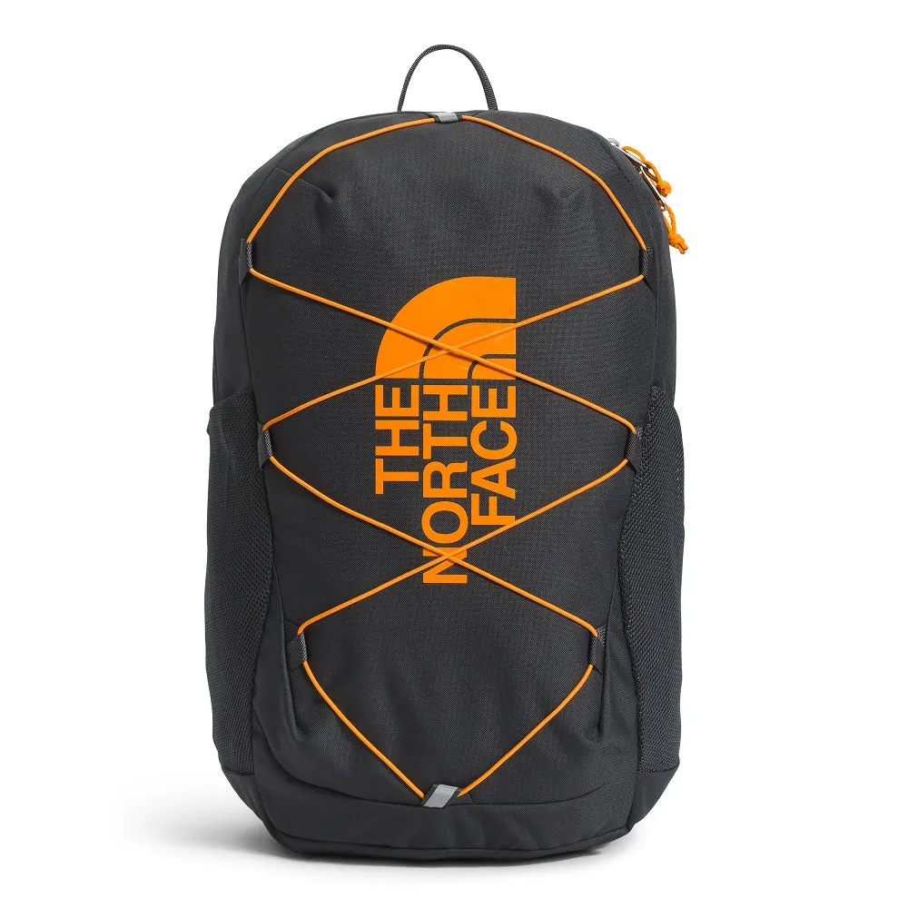 The North Face Youth Court Jester Backpack (Asphalt Grey/Cone Orange)