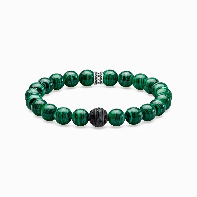 Thomas Sabo Bracelet - Black Cat - Green