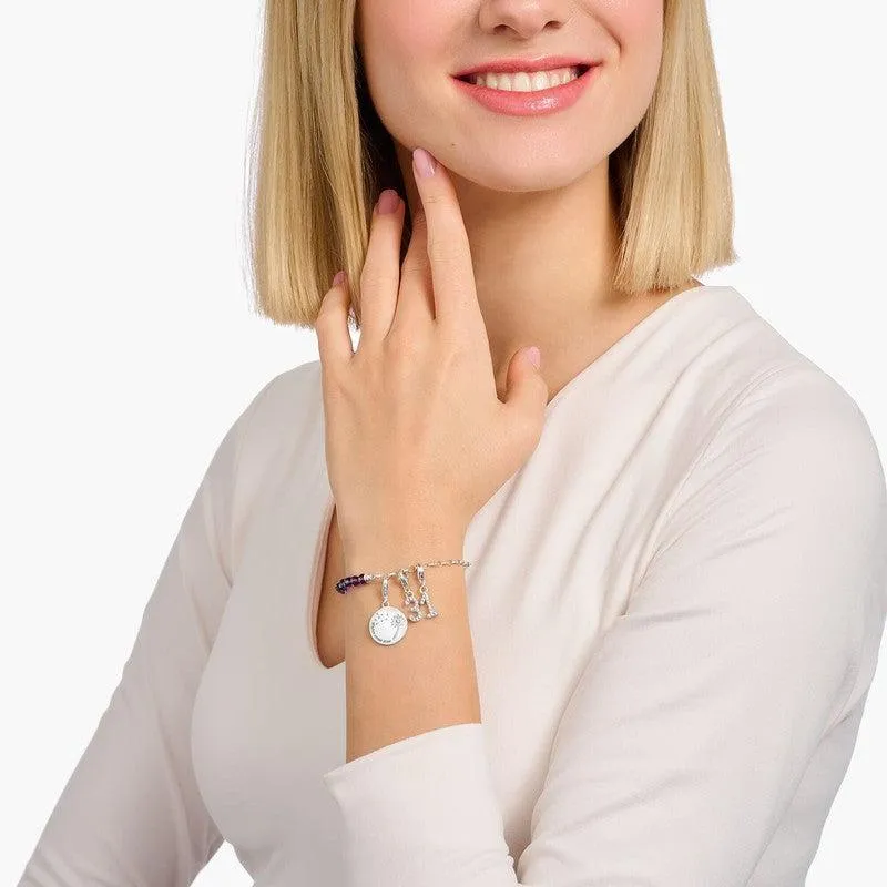 Thomas Sabo Charm Pendant - Number 4 with Zirconia