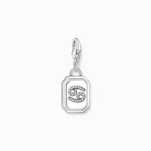 Thomas Sabo Charm Pendant - Zodiac Sign Cancer with Zirconia