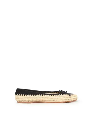 TINA KID SUEDE BLACK