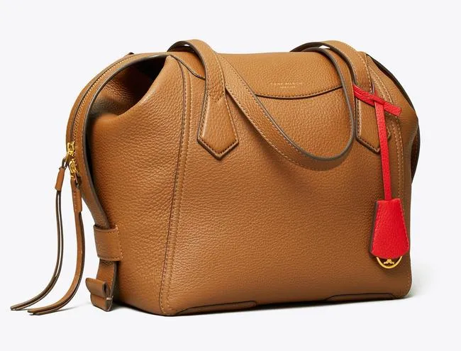 TORY BURCH PERRY LEATHER SATCHEL
