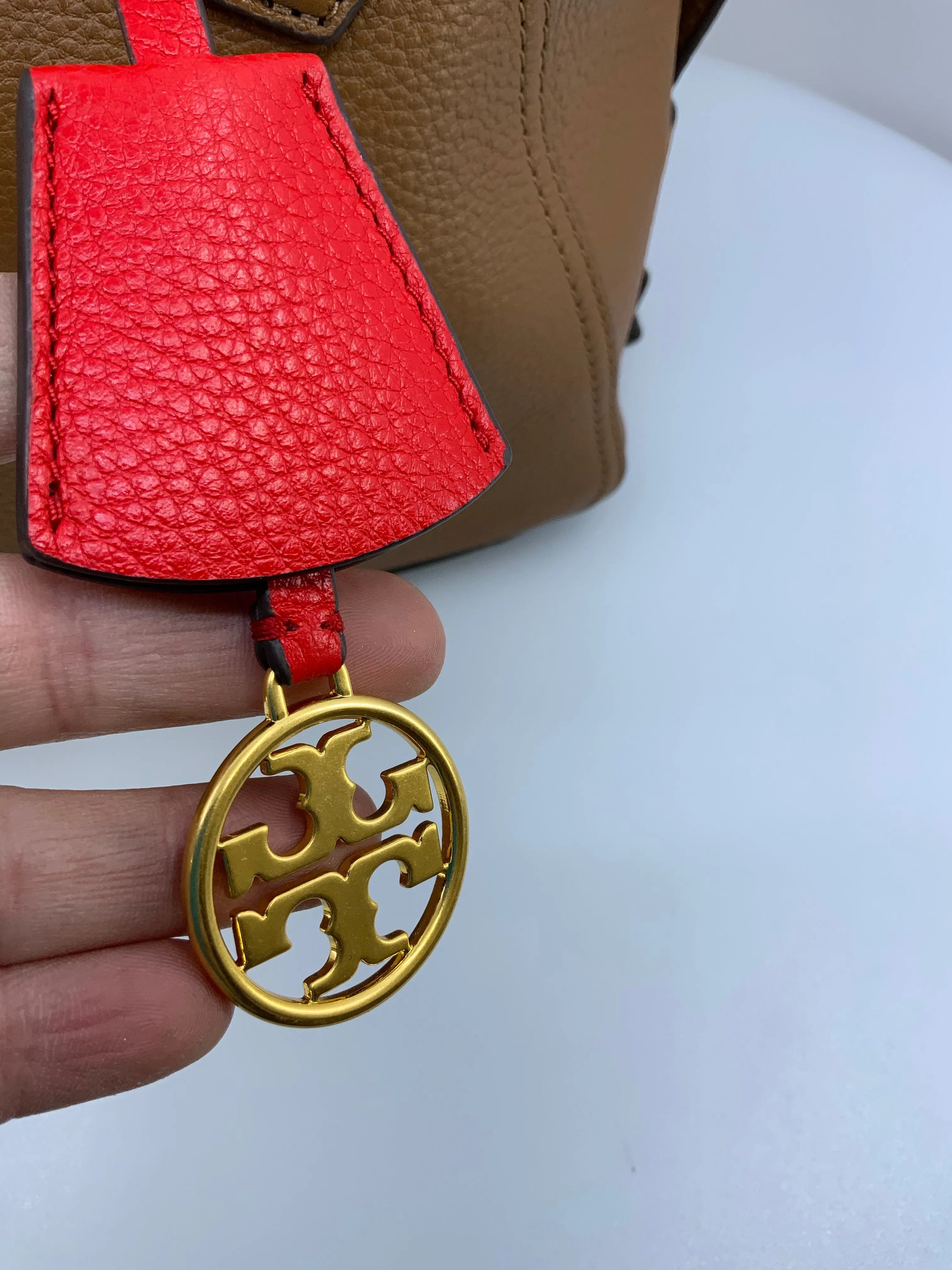TORY BURCH PERRY LEATHER SATCHEL