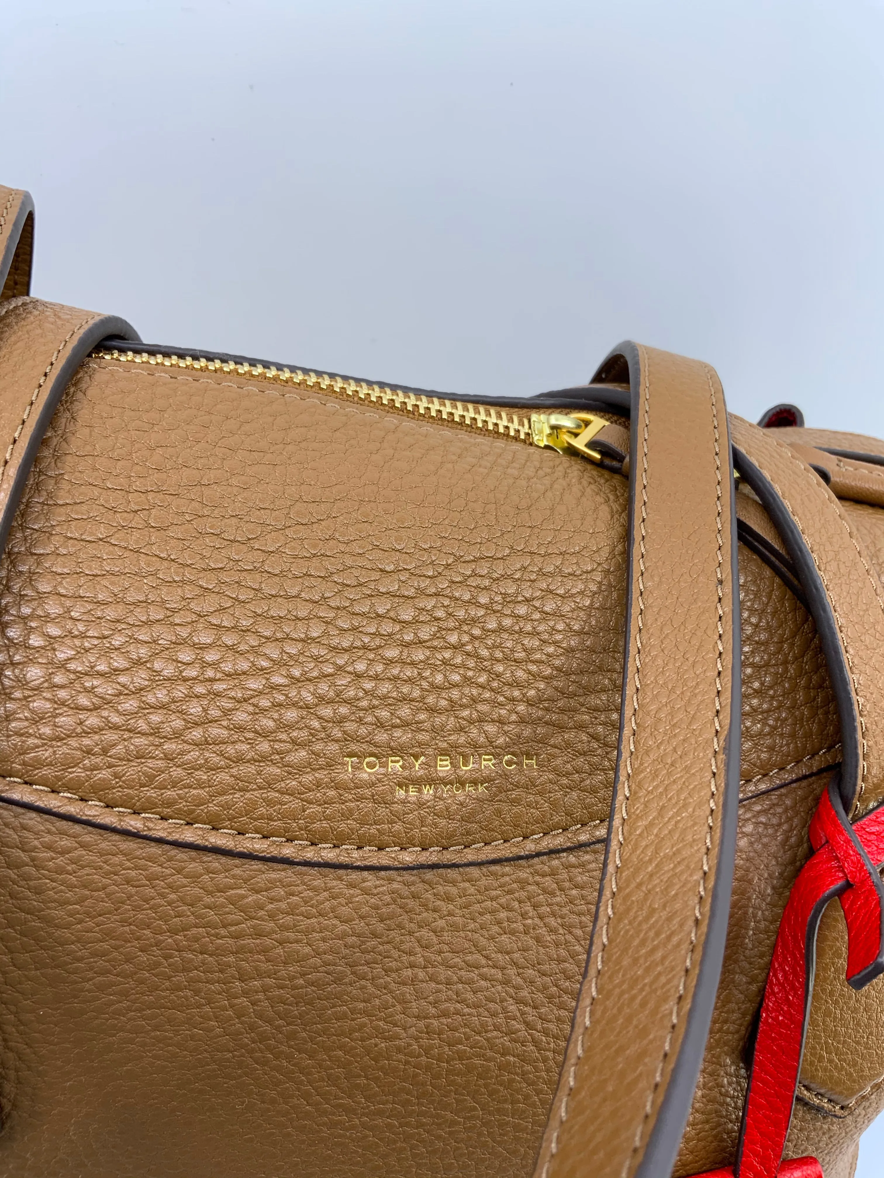 TORY BURCH PERRY LEATHER SATCHEL