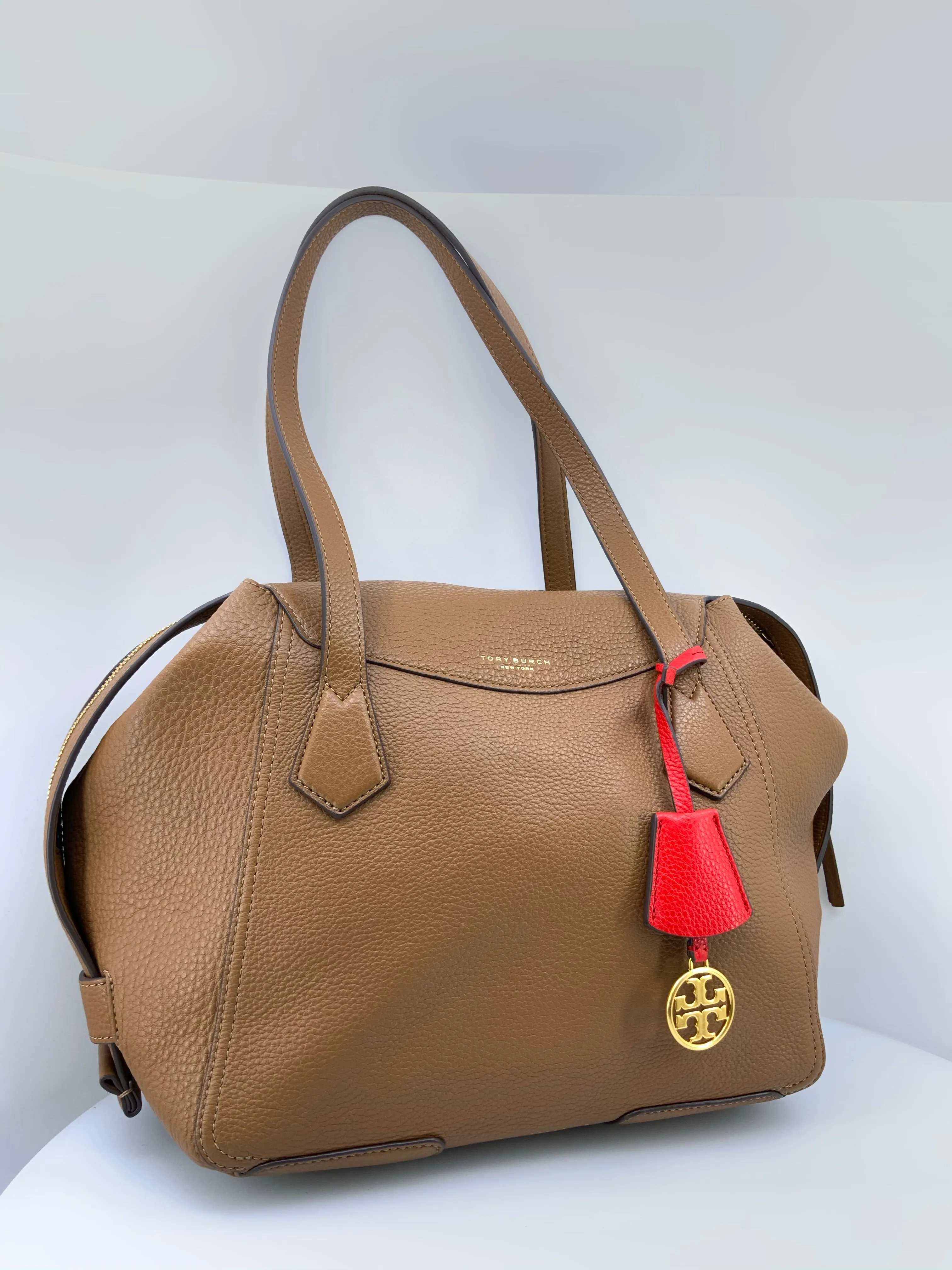 TORY BURCH PERRY LEATHER SATCHEL