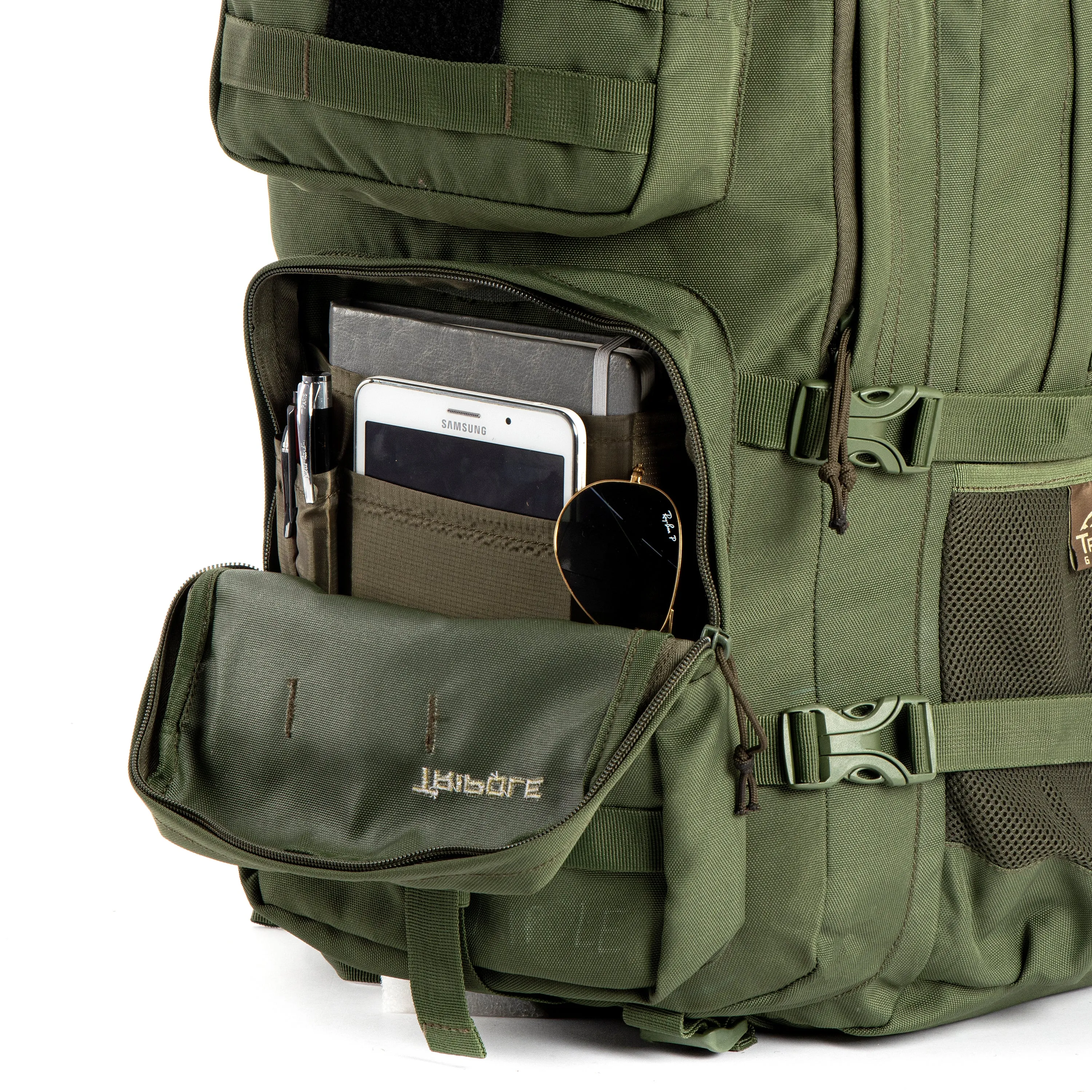 Tripole Alfa 45 Litres Military Tactical Backpack and Rucksack with Detachable Sling Bag | Rain Cover | 3 Year Warranty