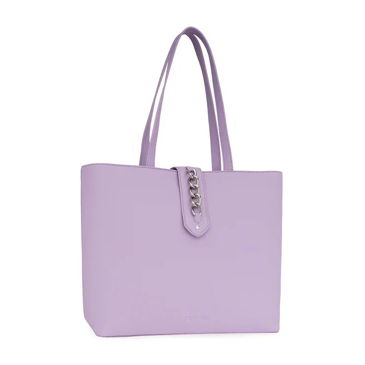 United Colors of Benetton Andreana Women's Tote Lavender