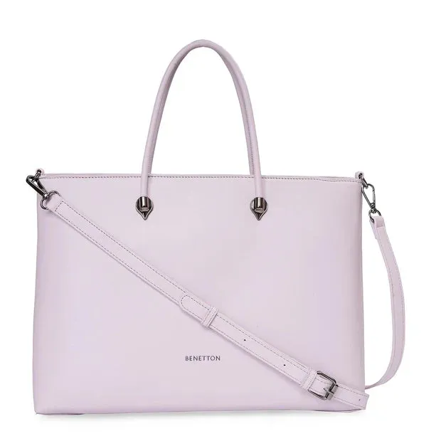 United Colors of Benetton Sophiana Women's Tote Pale Lilac