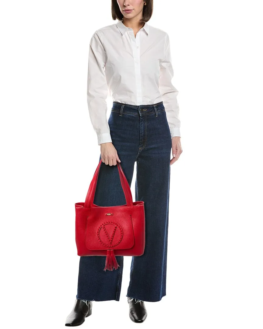 Valentino by Mario Valentino Estelle Rock Leather Tote