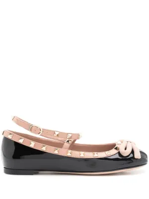 Valentino Garavani Flat Black Shoes