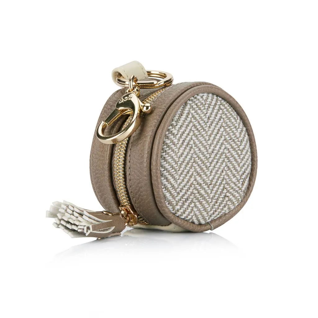 Vanilla Latte Diaper Bag Pod Keychain