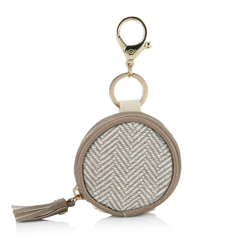 Vanilla Latte Diaper Bag Pod Keychain