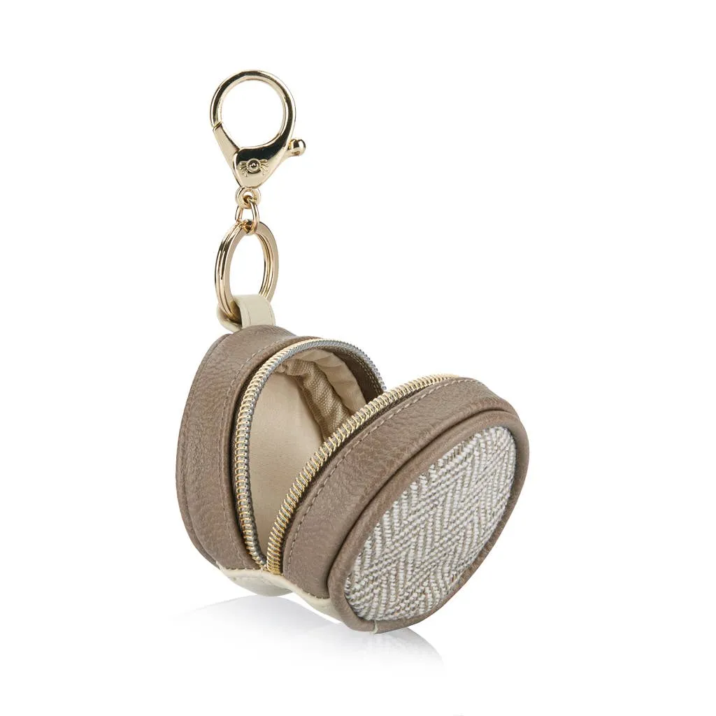 Vanilla Latte Diaper Bag Pod Keychain