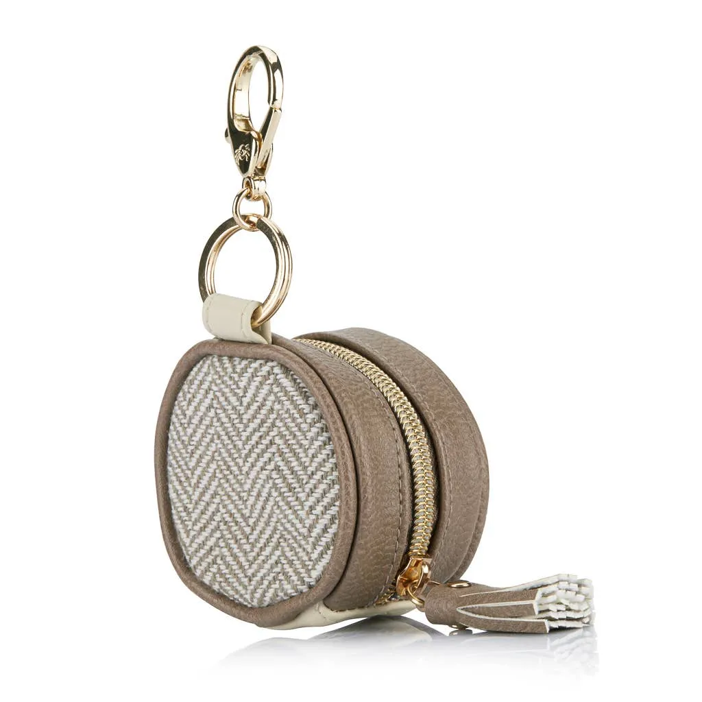 Vanilla Latte Diaper Bag Pod Keychain