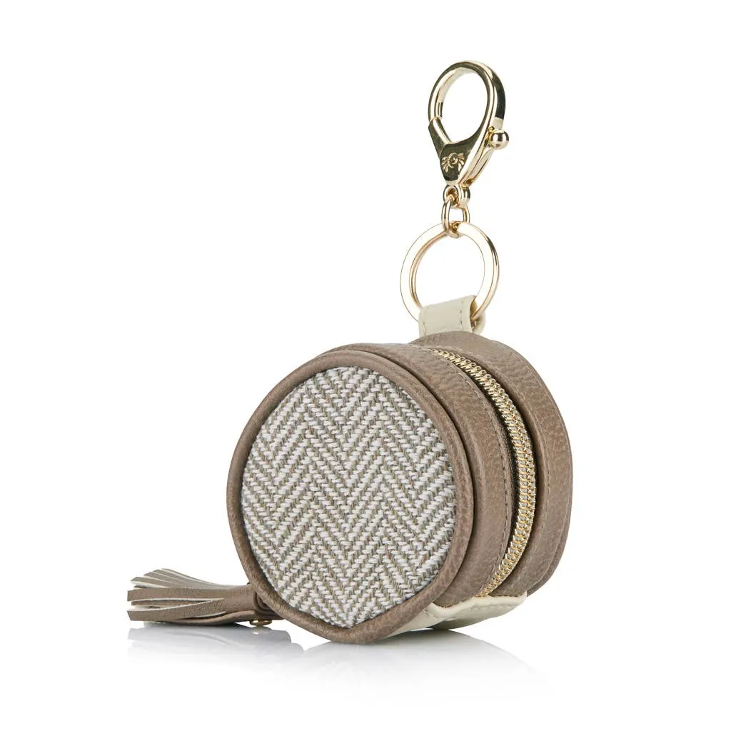 Vanilla Latte Diaper Bag Pod Keychain