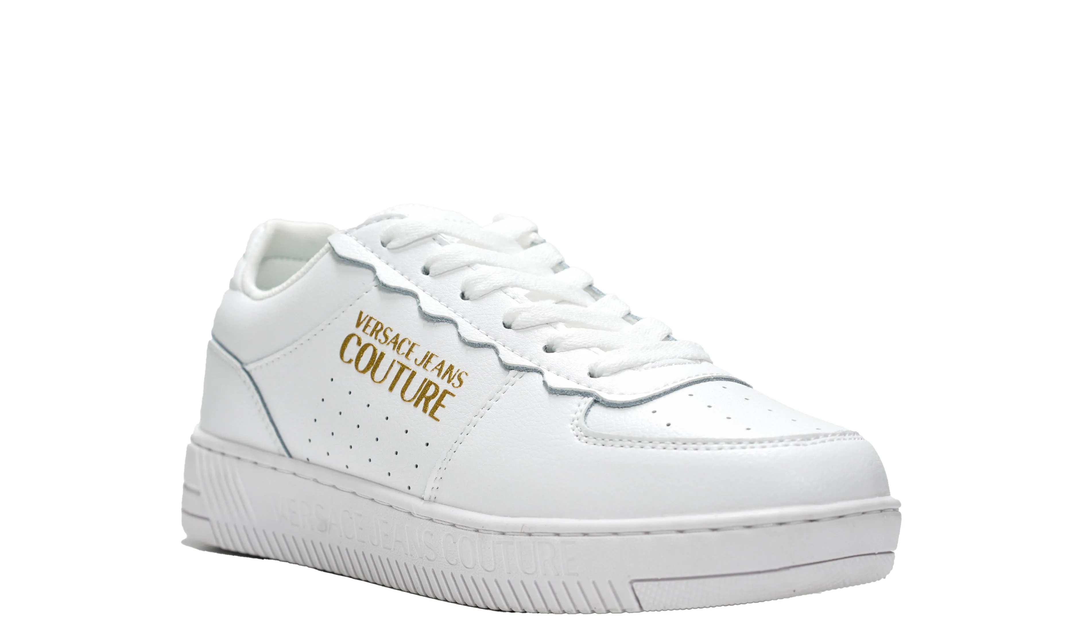 Versace Jeans Women's White Couture Sneakers 74VASJ3 - 40% OFF