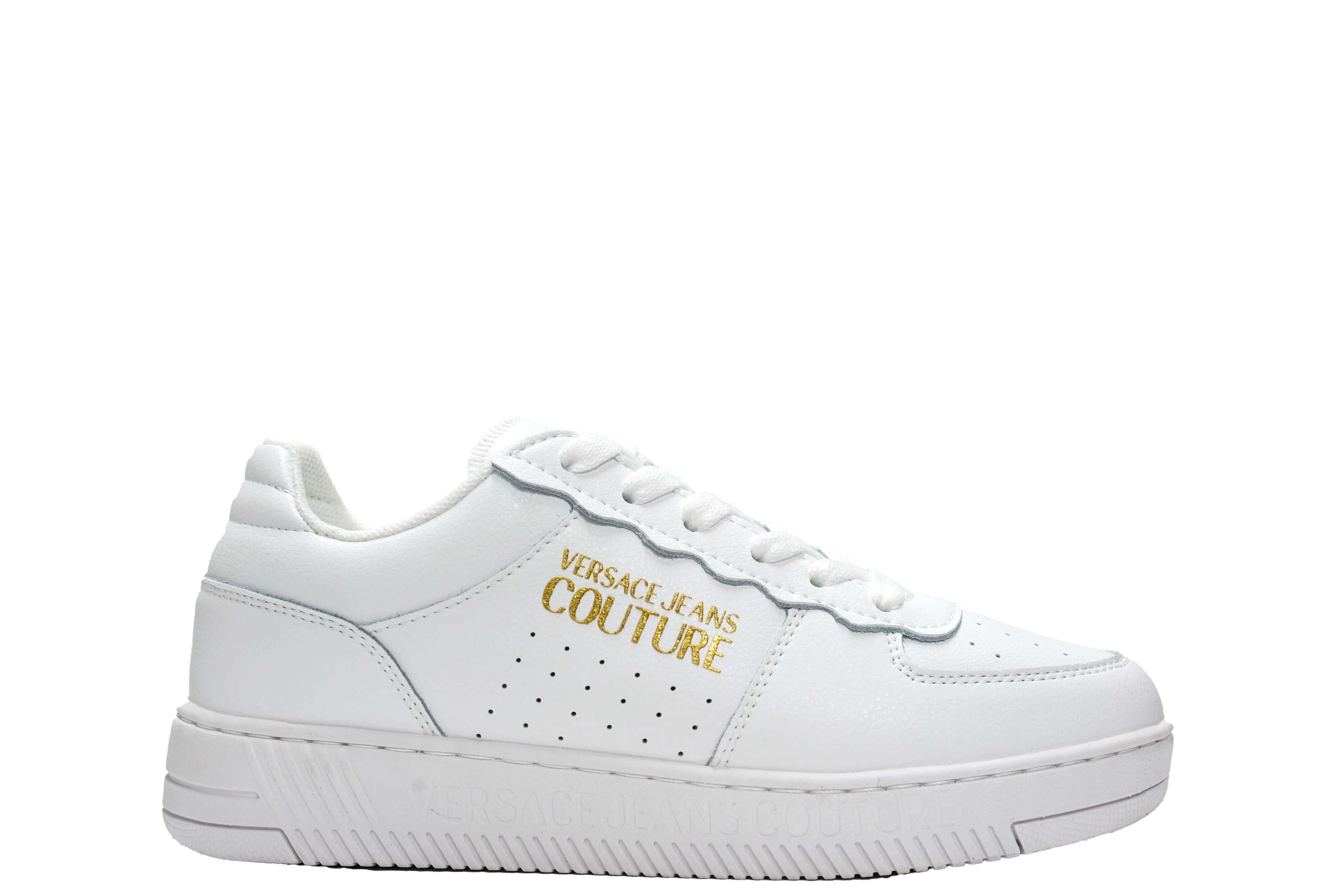 Versace Jeans Women's White Couture Sneakers 74VASJ3 - 40% OFF