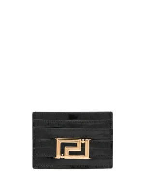 Versace Wallets Black
